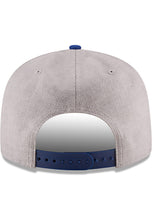 Load image into Gallery viewer, New York Knicks New Era NBA 9FIFTY 950 Snapback Cap Hat Heather Gray Crown Royal Blue Visor Team Color Logo
