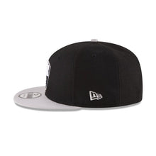 Load image into Gallery viewer, Brooklyn Nets New Era NBA 9FIFTY 950 Snapback Cap Hat Black Crown Gray Visor Black/White Logo 
