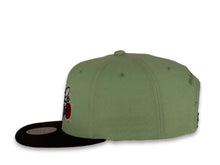 Load image into Gallery viewer, Mitchell &amp; Ness Snapback Charlotte Hornets HWC Pistachio Crown Black Visor Pink UV Easter
