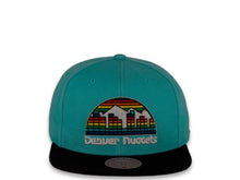 Load image into Gallery viewer, Mitchell &amp; Ness Snapback Denver Nuggets HWC Blue Crown Black Visor Pink UV Easter
