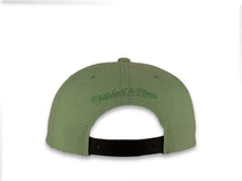 Load image into Gallery viewer, Mitchell &amp; Ness Snapback San Antonio Spurs HWC Pistachio Crown Black Visor Pink UV Easter
