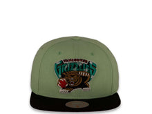 Load image into Gallery viewer, Mitchell &amp; Ness Snapback Vancouver Grizzlies Spurs HWC Pistachio Crown Black Visor Pink UV Easter
