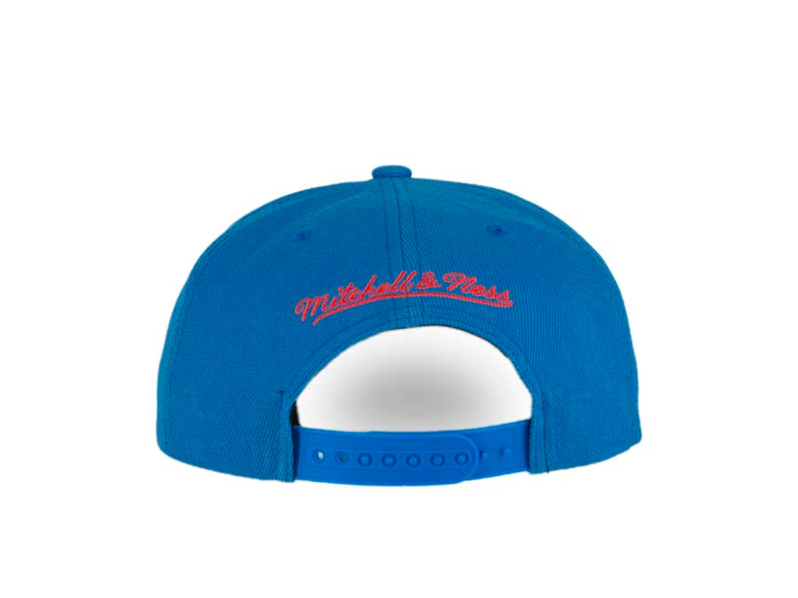 Oklahoma City Thunder Mitchell & Ness NBA Snapback Cap Hat Blue