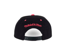 Load image into Gallery viewer, Phoenix Suns Mitchell &amp; Ness NBA Snapback Cap Hat Black Crown Pink Visor Teal/Pink/Black Logo (Santa Ana)
