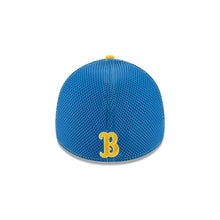 Load image into Gallery viewer, UCLA Bruins New Era NCAA 59FIFTY 5950 Mesh Trucker Fitted Cap Hat Sky Blue Crown Yellow Visor Yellow/White Logo 
