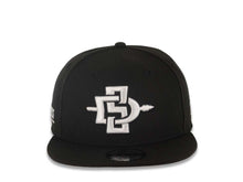 Load image into Gallery viewer, San Diego State Aztecs New Era NCAA 9FIFTY 950 Snapback Cap Hat Black Crown/Visor White Logo Aztecs Side Patch
