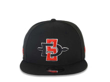 Load image into Gallery viewer, (Youth) San Diego State Aztecs New Era NCAA 9FIFTY 950 Kid Snapback Cap Hat Black Crown/Visor Team Color Logo
