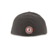 Load image into Gallery viewer, Alabama Crimson Tide New Era NCAA 59FIFTY 5950 Fitted Cap Hat Dark Gray Crown Cardinal Visor Cardinal/White Logo

