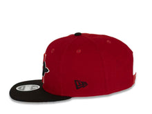 Load image into Gallery viewer, San Diego State Aztecs New Era College 9FIFTY 950 Original Fit Snapback Cap Hat Red Crown Black Visor Team Color Logo

