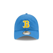Load image into Gallery viewer, UCLA Bruins New Era NCAA 9TWENTY 920 Adjustable Cap Hat Sky Blue Crown/Visor Yellow/White Logo 
