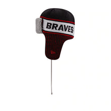 Load image into Gallery viewer, Atlanta Braves New Era MLB Trapper Knit Navy/Red/White White Team Color Logo
