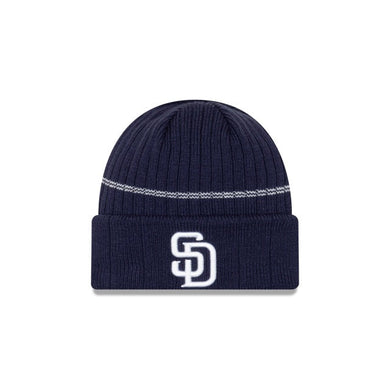 San Diego Padres New Era MLB Cuffed Knit Navy Team Color Logo 