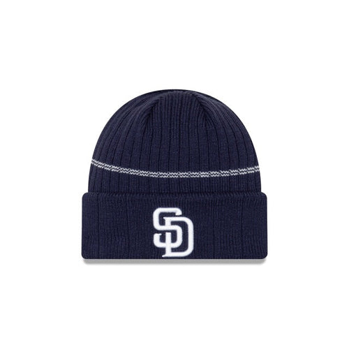 San Diego Padres New Era MLB Cuffed Knit Navy Team Color Logo 