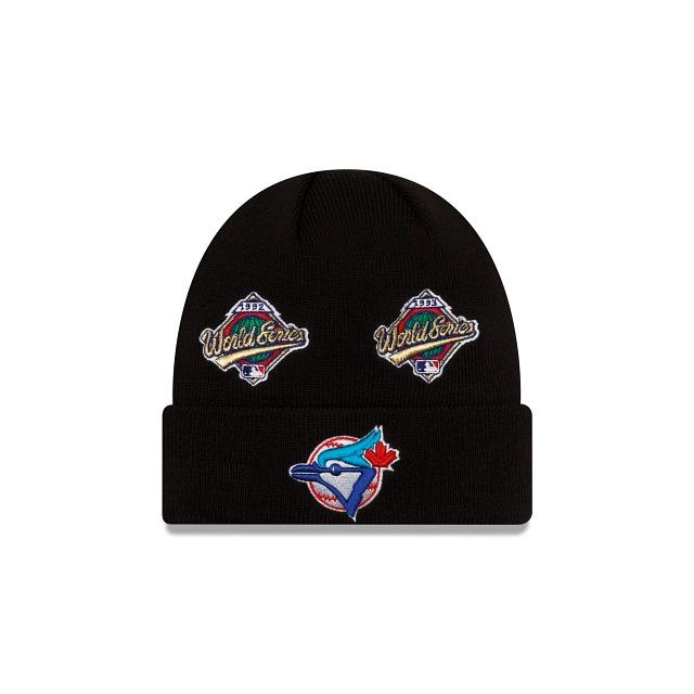 Toronto Blue Jays New Era Champions Cuffed Knit Hat - Black