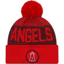 Load image into Gallery viewer, Los Angeles Anaheim Angels New Era MLB 2022 Cuffed Knit Beanie Hat Navy/Red Crown Visor Team Color Logo (Sport Knit)
