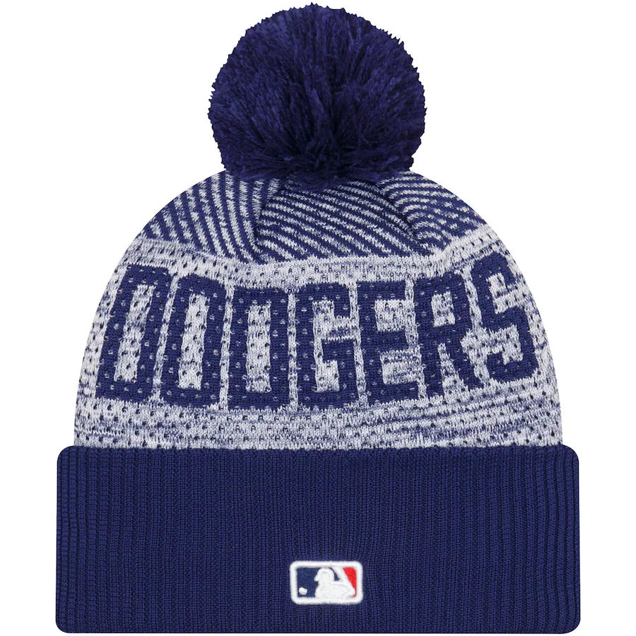 Los Angeles Dodgers New Era MLB 2022 Cuffed Knit Beanie Hat Gray