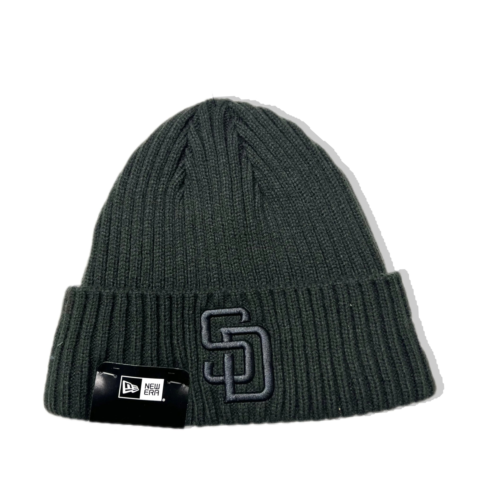 San Diego Padres New Era MLB Cuffed Knit Beanie Hat Dark