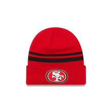 Load image into Gallery viewer, San Francisco 49ers New Era NFL Cuffed Knit Beanie Hat Red/Black Crown/Visor Team Color Logo
