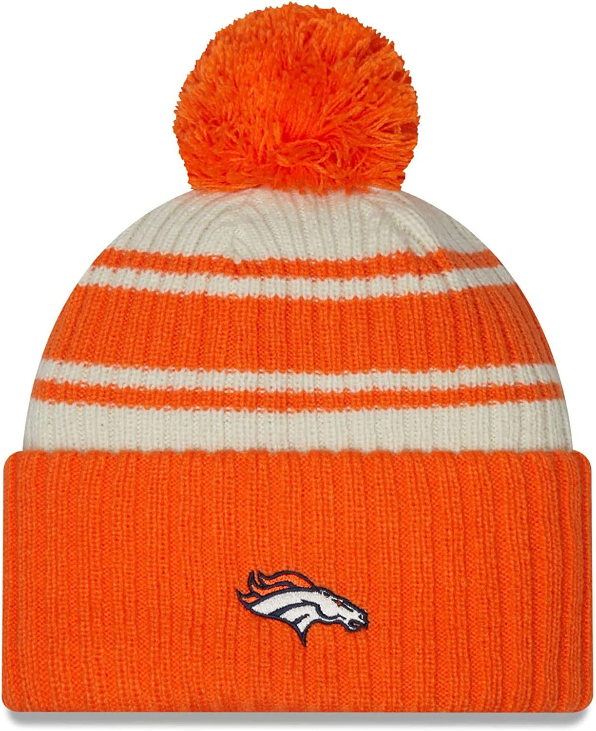 Denver Broncos New Era Orange Marl Cuffed Knit Hat with Pom s-l1200.jpg main image 2