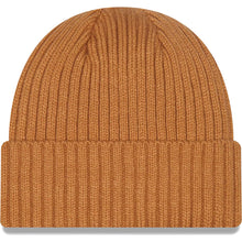 Load image into Gallery viewer, Los Angeles Chargers New Era NFL Cuffed Knit Beanie Hat Light Brown Crown/Visor Team Color Logo
