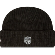 Load image into Gallery viewer, Las Vegas Raiders New Era NFL Cuffed Knit Beanie Hat Black Crown/Visor Team Color Logo (Short Skully)
