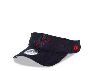 Atlanta Braves New Era MLB Adjustable Visor Navy Crown/Visor Navy/Red Logo (2022 Batting Practice)