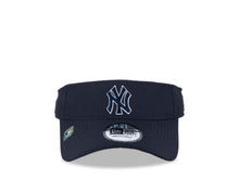 Load image into Gallery viewer, New York Yankees New Era MLB Adjustable Visor Navy Crown/Visor Navy/White Logo (2022 Batting Practice)
