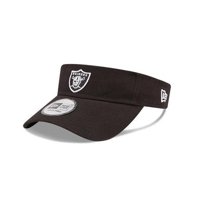 Las Vegas Raiders New Era NFL Visor Black Team Color Logo
