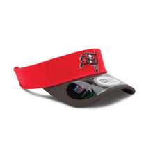 Load image into Gallery viewer, Tampa Bay Buccaneers New Era NFL Visor Red/Black Crown/Visor Team Color Logo
