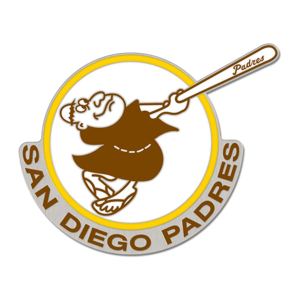 San Diego Padres WinCraft MLB Swinging Friar Cooperstown Logo