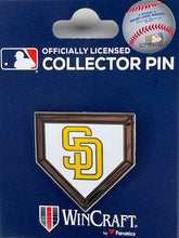 Load image into Gallery viewer, San Diego Padres WinCraft MLB Home Plate Lapel Pin
