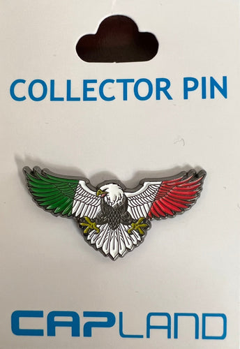 Mexico Flag Eagle Collector Lapel Pin