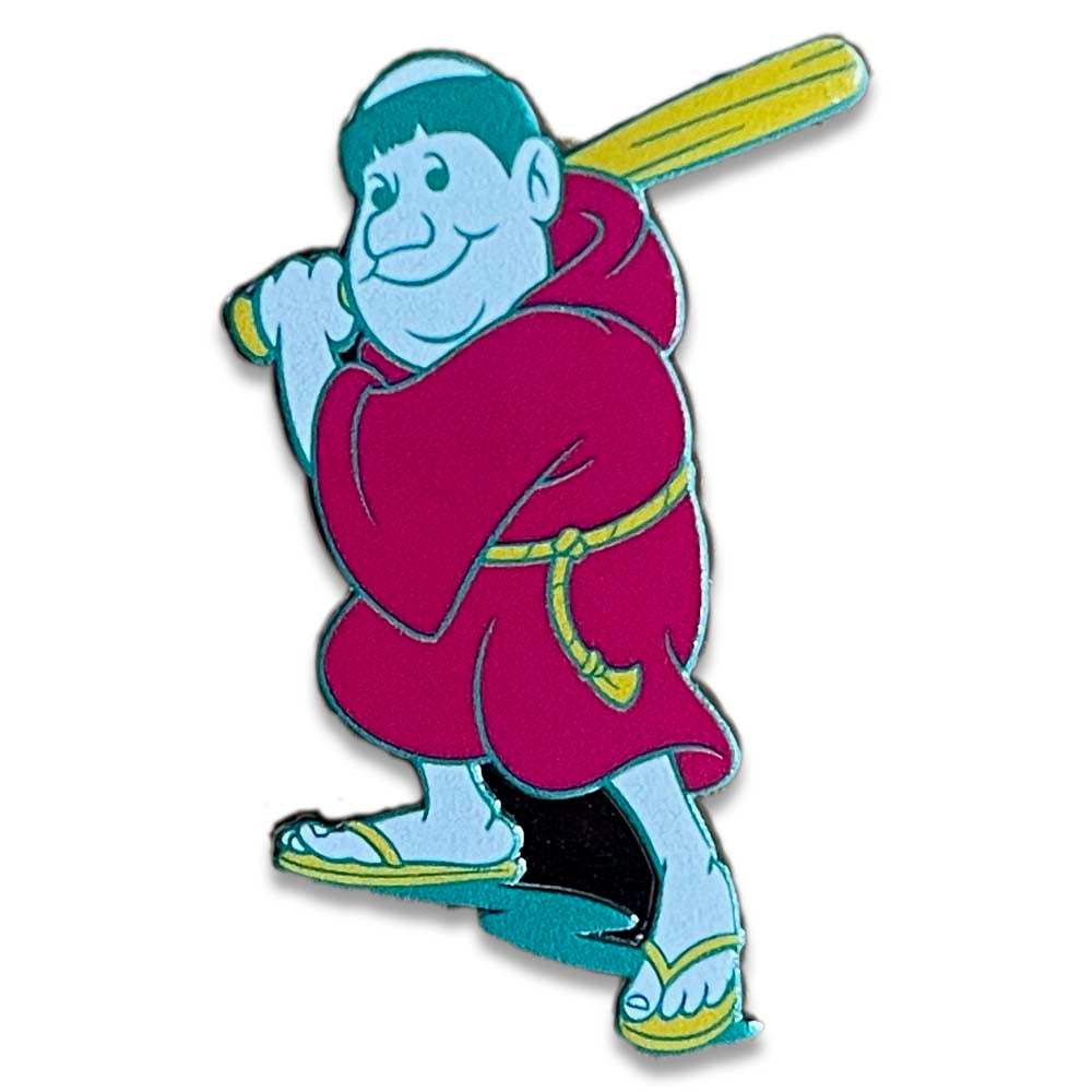 (Capland Exclusive) San Diego Padres WinCraft MLB City Connect Green/Magenta/Yellow Batting Friar Logo Lapel Pin