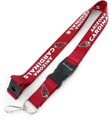 Arizona Cardinals NFL Red Lanyard with Detachable Buckle
