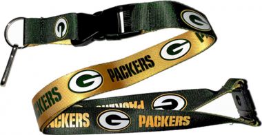 Green Bay Packers NFL 2-Tone Navy Blue/Orange Lanyard with Detachable Buckle