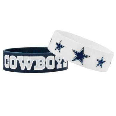Dallas Cowboys NFL Navy Blue/White 2-Pack Bulk Bandz