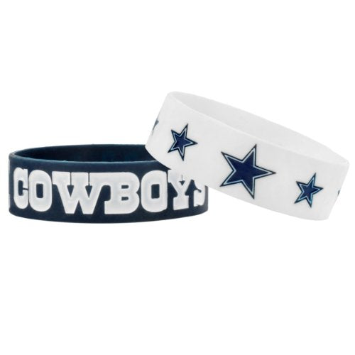 Dallas Cowboys NFL Navy Blue/White 2-Pack Bulk Bandz