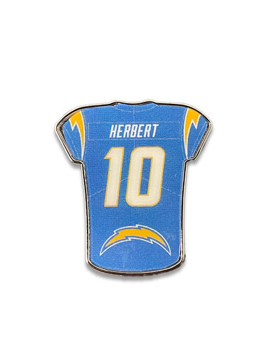 Los Angeles Chargers WinCraft NFL Justin Herbert No. 10 Jersery Lapel Pin