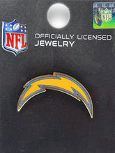 Load image into Gallery viewer, Los Angeles Chargers WinCraft NFL Team Color Retro Bolt Logo Lapel Pin
