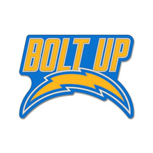 Load image into Gallery viewer, Los Angeles Chargers WinCraft NFL Team Color Bolt Up Logo Lapel Pin
