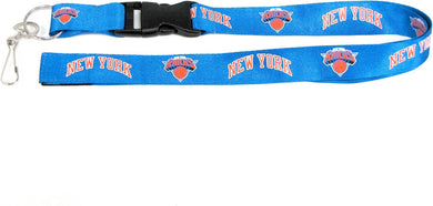 New York Knicks NBA Light Blue Lanyard With Detachable Buckle