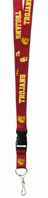 USC Trojans NCAA Maroon/Yellow Team Color Lanyard With Detachable Buckle